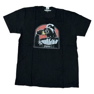 Darth Vader With Asthma Inhaler Black Mustache Brigade T Shirt Sz L